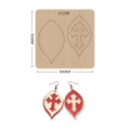 SMVAUON Earring Scrapbooking Wooden Mold Leather Mold Die-Cut Crafts Compatible with Most Die-Cut Machines