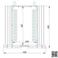 KYYSLB 430mm*430mm*170mm Amplifier Chassis Installation PASS XA 30.5 All Aluminum Large Power Amplifier Chassis DIY Housing