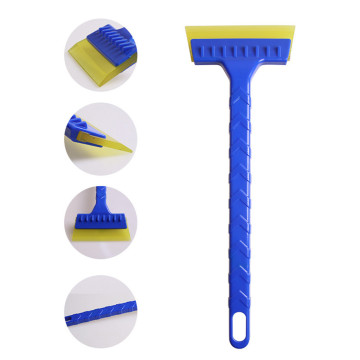 32.5cm Multi-Purpose Car Windscreen Ice Snow Scrapper Squeegee Soft Handle The 2-In-1 Ice And Brush Removes Sn #YL6