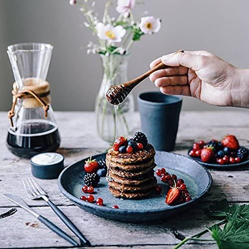 Classic Glass Coffee Pot Wooden Handle Heat Resistant Pour Over Coffee Maker Manual Coffeemaker V60 Hand Dripper 400-800ml