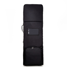 Foldable Black Color Golf Travel Bag with Wheel