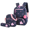 2020 New Canvas Backpack 3 Pcs/set Women School Backpacks Schoolbag For Teenager Girls Kids Book Bag Satchel