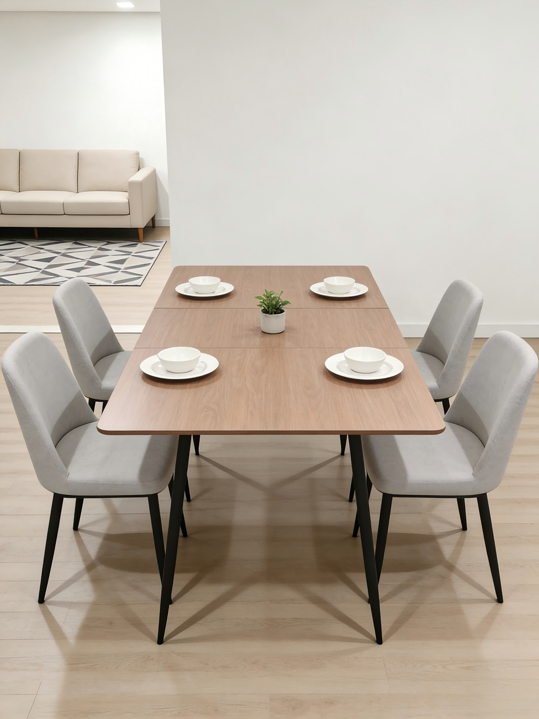 BR-24E02 extention dining table1