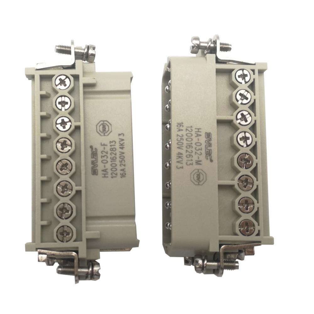 HA-032 heavy duty connector inserts