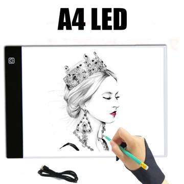 Portable A4 LED Light Pad Box Led Light Pad Drawing Tracing Tracer Copy Board Table Pad Copy Board for Diamond Painting