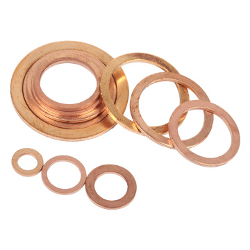 Copper Flat Washer Ring Seal Gasket Sump Plug Oil Fittings M5 M6 M8 M10 M12 M14 M16 M18 M20 M22 M24