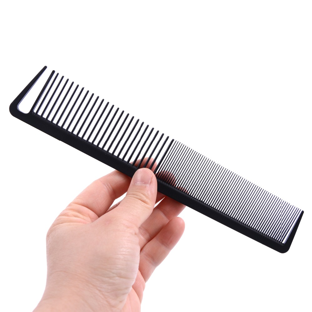 Heat Resistant Salon Carbon Antistatic Cutting Comb Large Sectioning Comb Fiber Combs Anti Static Barber Tool