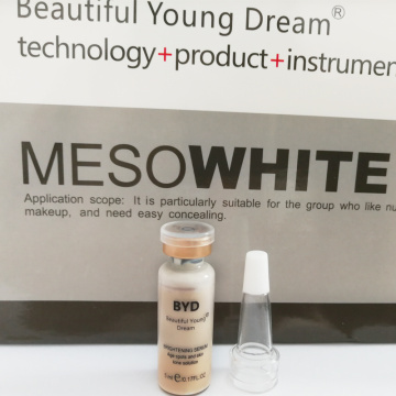 1PC 5ml BB Cream Skin Whitening Meso White Brightening Serum Natural Nude Concealer Make Up Foundation