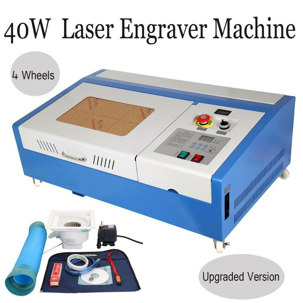 40W CO2 USB Laser Engraving Cutting Machine K40 Engraver Cutter 220V/110V CNC With Digital Display for Plywood Acrylic