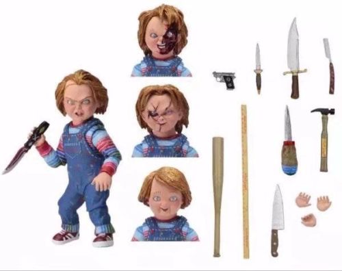 NECA Seed of Chucky 7inch PVC Toys Child's Play Good Guys Chucky Action Figure Ultimate Chucky Model Deluxe Edition for Boy Gift