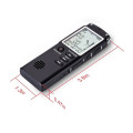 Hot Selling T60 2 in 1 Professional 8GB Time Display Recording Digital Dictaphone Digital Voice Recorder/MP3 player
