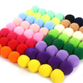 Hot 10-100Pcs/lot Mixed Soft Round Shaped Pompom Balls Fluffy Pom Pom For Kids DIY Garment Handcraft 10/15/20/25/30mm