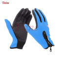 touch gloves blue
