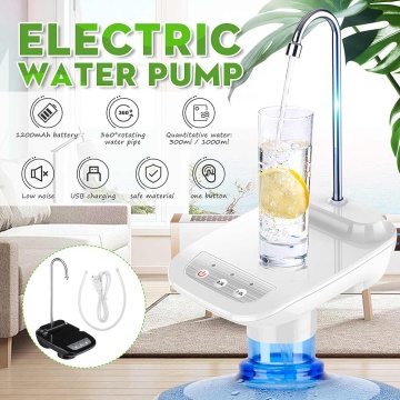 Wireless Portable Electric Auto Water Pump Electric Water Dispenser Bucket Bottle Dispenser USB Rechargeable Water Pump