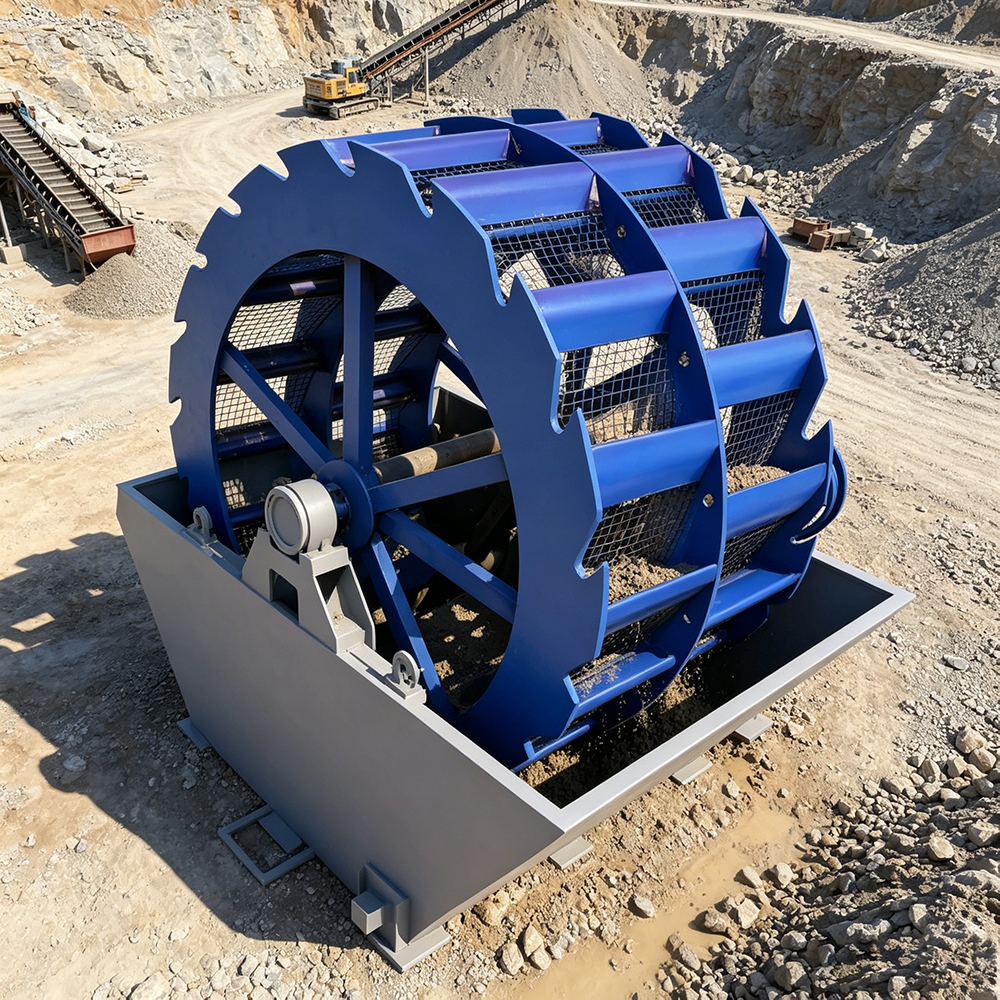 durable wheel bucket sand washer