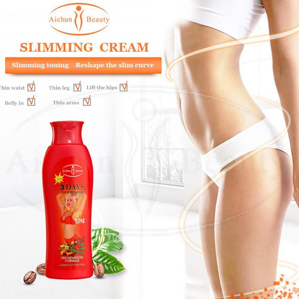 200ml Fat Burning Ginger Body Cream Slimming Cream Fast Weight Loss Anti-cellulite Cream Belly Slimming Gel Fitness Fat Burner