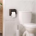 Farmhouse Toilet Paper Holder with Phone Shelf