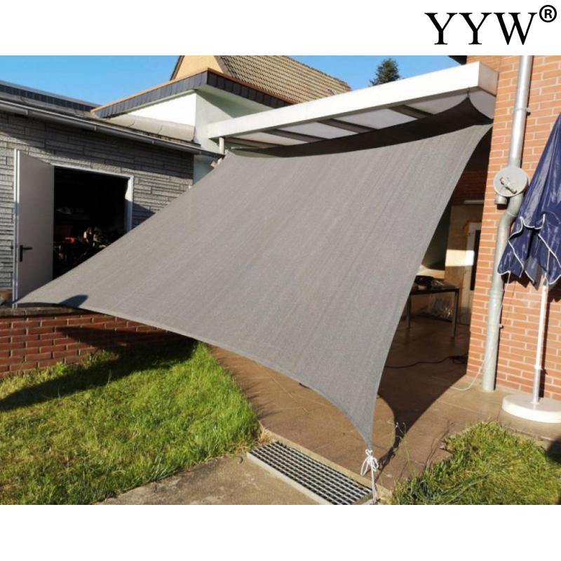 Summer outdoor waterproof anti-UV shade canvas Oxford cloth sunscreen rain cover garden courtyard awning awning 300D