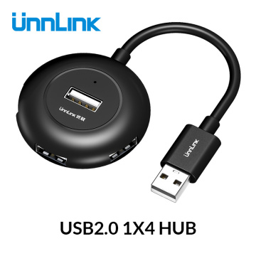 Unnlink 4 Port USB Hub 2.0 USB Splitter High Speed 480Mbps USB Extend 0.5m 1m 1.5m 2m For Deskto Laptop Computer Notebook