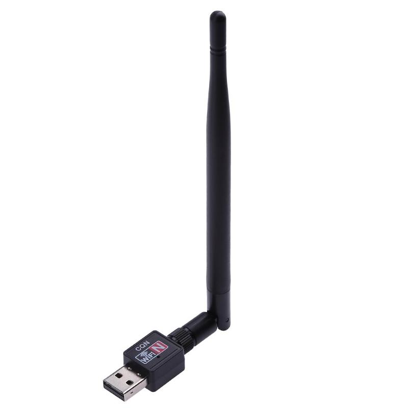 Wifi USB 2.0 Adapter Internet Wireless Network LAN Card with 5 ghz dBI Antenna for Laptop Computer Windows 98/ME/200/XP/Vista
