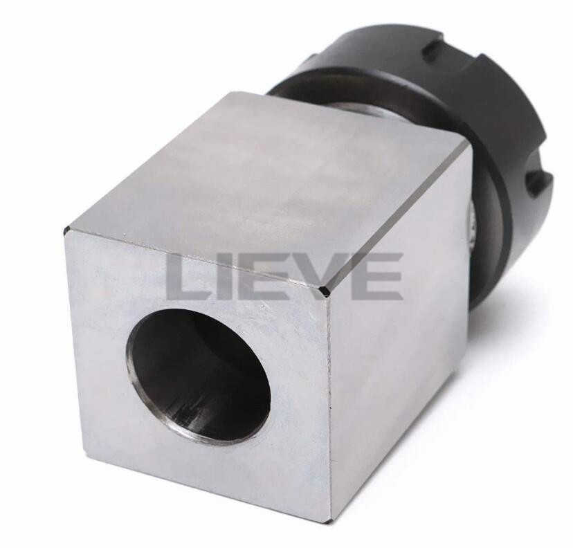 1pcs square/hex ER25 ER32 ER40 chuck block hard steel spring chuck seat, suitable for CNC lathe engraving and cutting machine