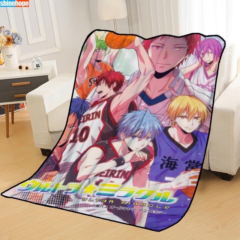 Personalized Blankets Custom Kuroko no basket Blankets for Beds Soft TR DIY Your Picture Dropshipping Throw Travel Blanket