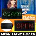 LED Sign Lights Store OPEN CLOSED Light LED Neon Blinking Lamp For Business Shop Bar Club Lighting Board Hanging Lights