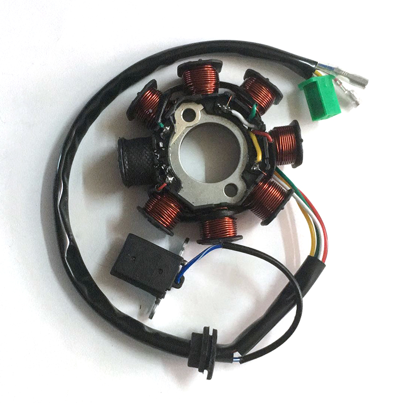 Magneto 8-coil Stator Replacement for GY6 125cc 150cc ATV Moped Go Kart Scooter Motor Parts Electric Assy Motorcycle Accessories