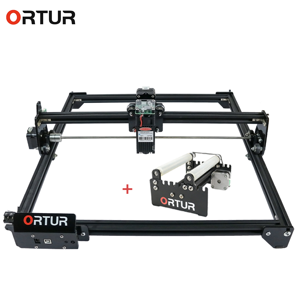 Group Products: 20W/15W/7W Ortur Laser Master 2 Desktop Printer Logo Picture Marking with CNC Roller Rotation Axis Rotary Module