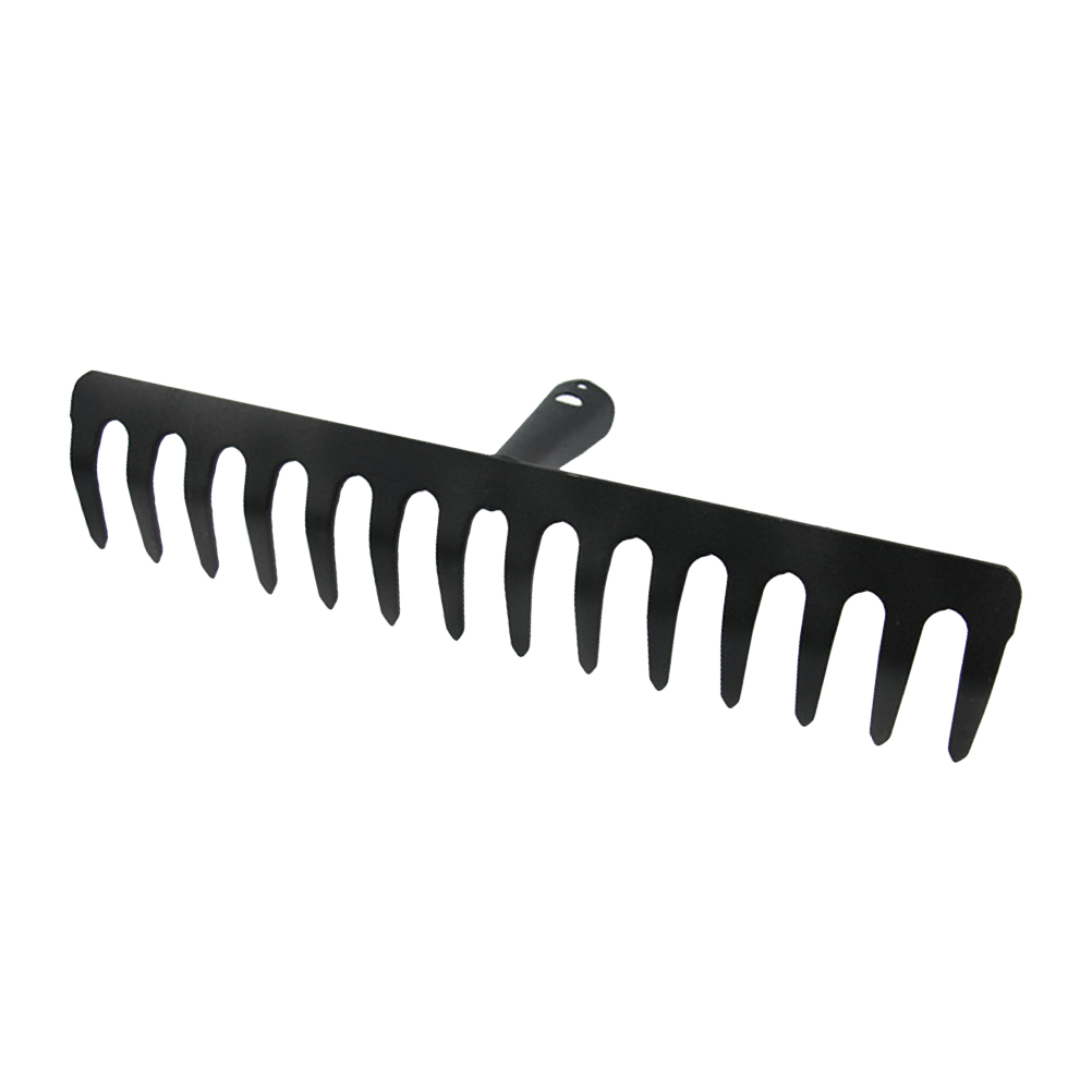 1Pc 14-Teeth Leaf Rake Steel Rakes Practical Rakes Accessories Garden Cleaning Tools for DIY Home Farm Gardening