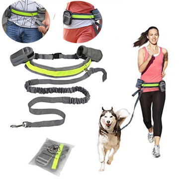 Pet Elastic Belt Running Dog Leash Set Hands Free Dog Leash Collar Pet accessories Puppy Dog Harness Leash For Animals KO879924