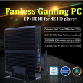 Fanless Mini Computer Intel i7 10710U 10510U Desktop PC Windows 10 12*DDR4 M.2 NVMe+Msata+2.5''SATA HTPC Nettop