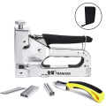 Staple Gun Heavy Duty Staple Gun 3 in 1 Manual Nail Gun with Staple Remover and 3000 Staples for DIY Home Decoration Furniture