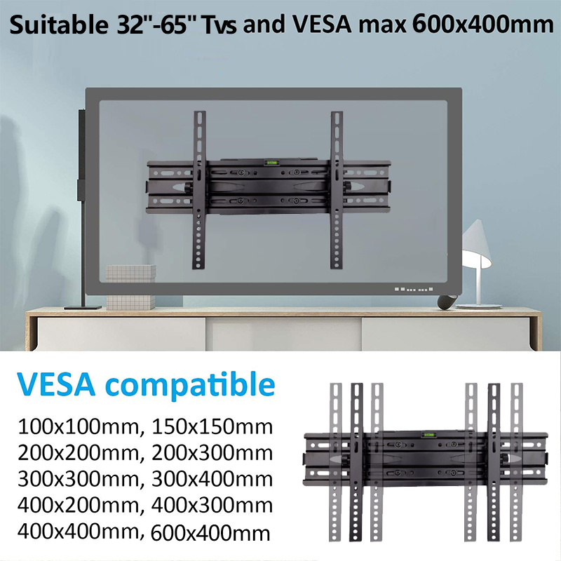 6 Arms TV Mount 32-65 inch LCD racket For TV Wall Stand Full Motion Swivel Tilt Mount Retractable Bracket MAX VESA 400x400mm