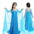 Fancy Princess Costume Girl Clothing Cosplay Princess Kids Dresses For Girls Halloween Role play Long Sleeve Prom Gown