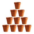 10Pcs 3x3cm Mini Terracotta Pot Flower Pot Clay Ceramic Planter Cactus Plant Pot Succulent Nursery Pots Doniczka Maceta