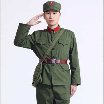 Korea War China Land force Old Army Uniform Vietnam War Soldiers suits stage Show nostalgia Military Costume Red Guard Clothes