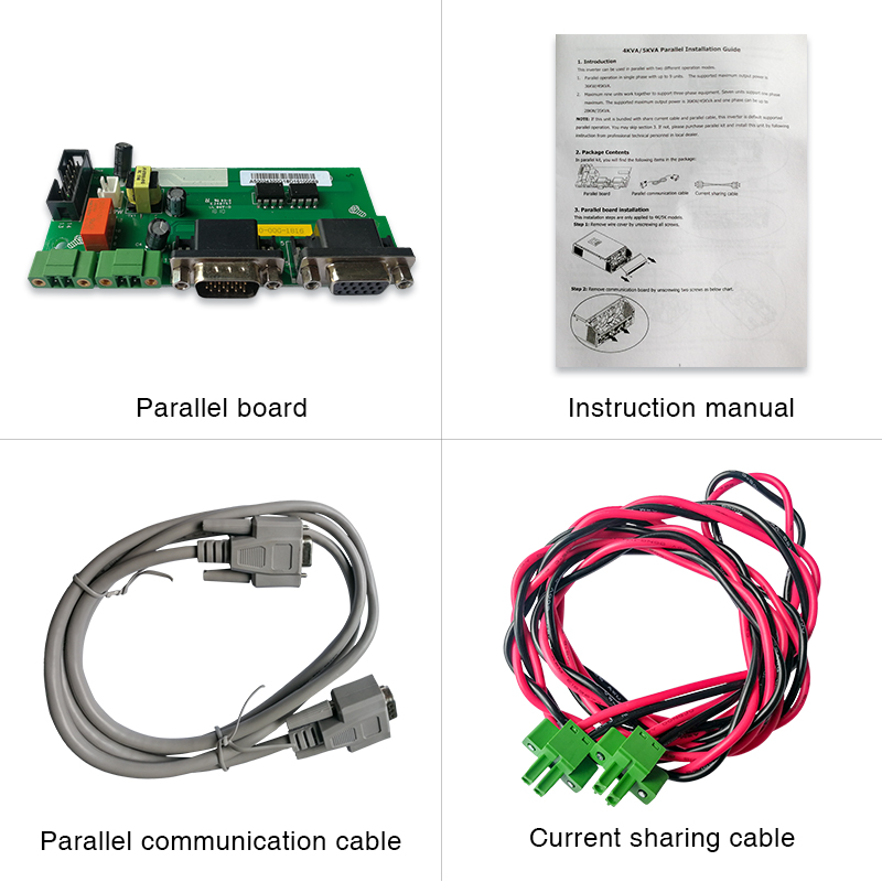 Parallel PCBA Pcb Board for Off Grid Solar inverter ISoalr SM SP SMD SMT 4/5K IGrid SV 3K-5KW Parallel Communication Cable