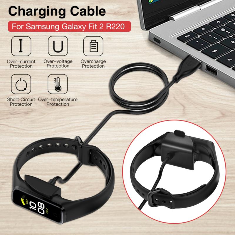 15cm/100cm Portable Fast Charging Cable Power Source For Samsung Galaxy Fit 2 R220 Smart Watch Charger Band Accessories Dropship