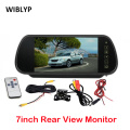 7 inch Car Rear View Mirror Camera Monitor TFT LCD with 8 LED 170 Degree Wide Waterproof Night Vision Reversing Backup Camera