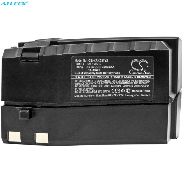 Cameron Sino 3000mAh Battery 28100010,6.654-118.0 for Karcher 1.258-505.0, 12585050, 1258-5050,K55 Cordless Electric Broom, KC55