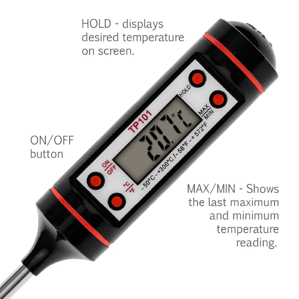 TP101 digital bbq thermometer cooking food thermometer
