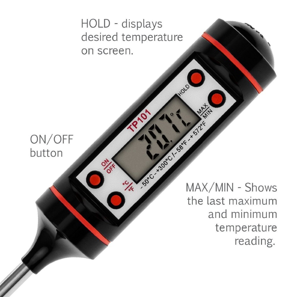 LCD Display Digital Cooking Kitchen Meat Food BBQ Grill Thermometer