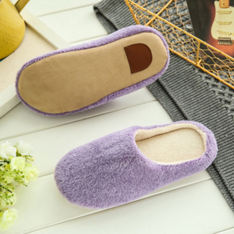 Dihope Non-slip Floor Home Slippers Women 2020 Indoor House plush Dihope Cute Cotton Slippers Shoes Slides For Bedroom