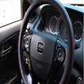 Mugen Power Red And Black Steering Wheel Cover Wheel Hub Caps Racing Emblems For Honda Civic Jazz Accord