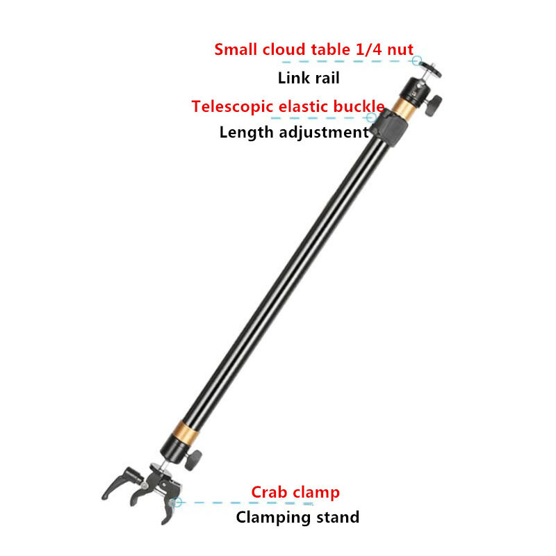 Camera Video Slider Rail Support Rod for Slider Dolly Rail Track Photography DSLR Camera Stabilizer System Tripod Accessories