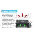 12cm 5V USB Power Supply TV Set-Top Box Router Radiator Cooler Air Cooling Fan USB Router Cooler Fan кулер Router Accessories