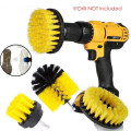 3 pcs Scrubber Brush Drill Brush Clean for Bathroom Surfaces Tub Shower Tile Grout Cordless Scrub Drill Cleaning Kit