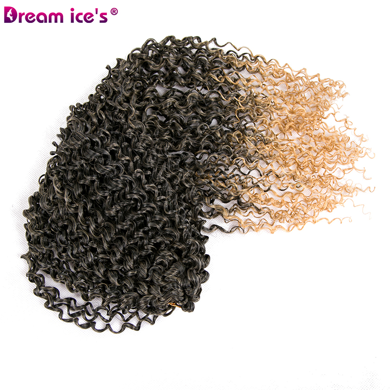 Long Freetress Twist Crochet Hair Extensions Synthetic Water Wave Braiding Hair Bohemia Crochet Braids Dream Ice's