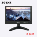 8-inch BNC widescreen 1024X600 HD LCD monitor 16:9 industrial metal enclosure computer HDMI display